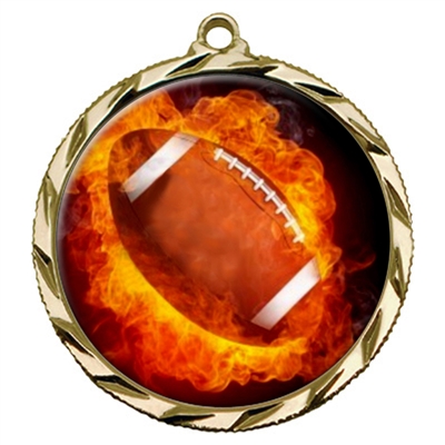 Flame Football Medal