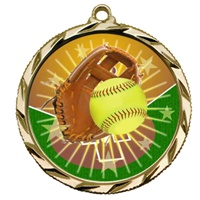 2-1/4" Bright Edge FCL Softball Medal 022-FCL138