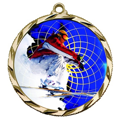 Snow Skier Medal