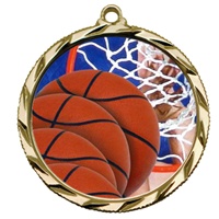 2-1/4" Bright Edge FCL Basketball Medal 022-FCL8