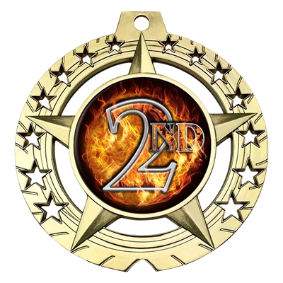 Flame 2nd Place Medal