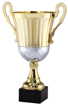 14" Gold Metal Trophy Cup