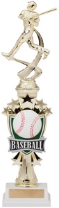 14" All Star Riser Baseball Trophy
