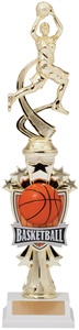 14" All Star Riser Female Basketball Trophy