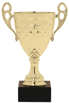 14" Gold Trophy Cup with Marble Base