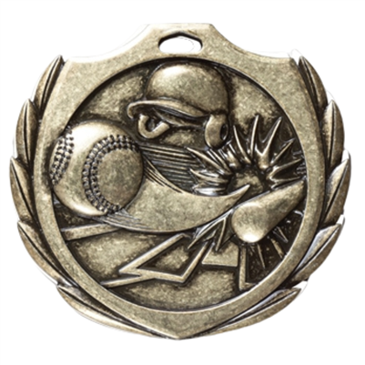 2-1/4" BM Series Baseball Medal BMD02