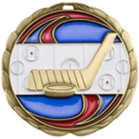 2-1/2" Epoxy Resin Hockey Medal CEM-318