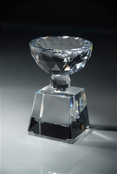 4.5" Optical Crystal Bowl Award Trophy