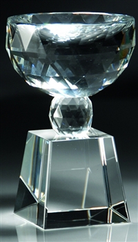 6.5" Optical Crystal Bowl Award Trophy