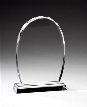 4" x 5-3/4" Crystal Dome Award Trophy