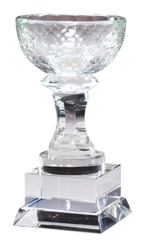 7" Optical Crystal Aspire Cup Award Trophy