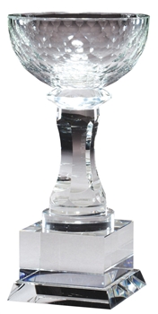 8-1/2" Optical Crystal Aspire Cup Award Trophy
