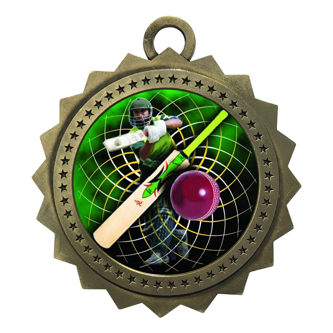 3" Cricket Medal