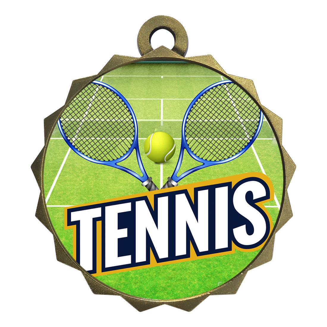 2-1/4" Tennis Medal