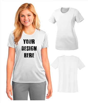 Full Color Custom Ladies T-Shirts