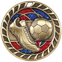 2-1/2" Glitter Soccer Medal M813