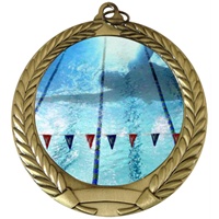 2-3/4" Full Color Series Swimming Medal MM292-FCL-44