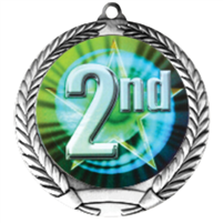 2-3/4" 2nd Place Medal