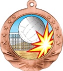 2-3/4" Motion Volleyball Medal MTN11