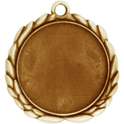 2-1/2" Wreath BLANK INSERT Medal O32A-Blank
