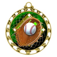2-1/2" Superstar Color Insert Baseball Medal O34A-FCL-408