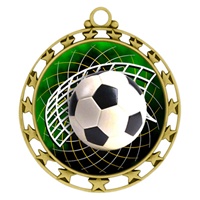 2-1/2" Superstar Color Insert Soccer Medal O34A-FCL-542
