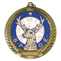 2-3/4" BPOE Elks Mylar Medal