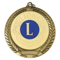 2-3/4" Lions Club Mylar Medal