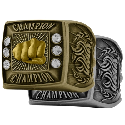 Martial Arts Champion Rings