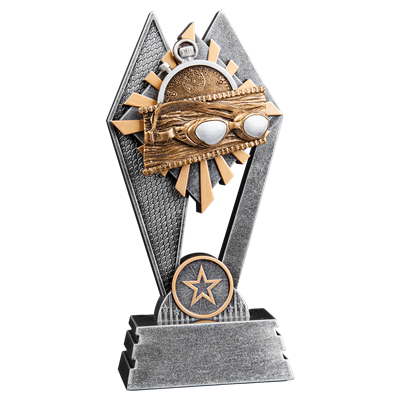 Sun Ray Swimming Trophy (2 sizes available)
