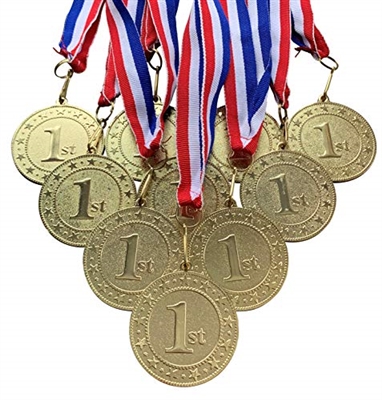 10 pack of 2" Express Series 1st Place Medal 10pk-DSS01