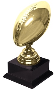 14-1/2" Tall Metal Football Trophy