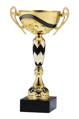 13" Gold Trophy Cup with Marble Base