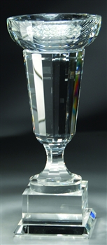 11" Optical Venice Crystal Bowl Award Trophy
