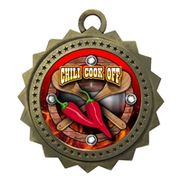 3" Chili Cook Off Medal