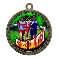 2-1/2" Female Cross Country Medal