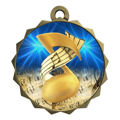 2-1/4" Music Medal