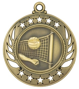 2-1/4" Galaxy Volleyball Medal GM117