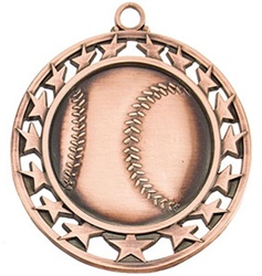 2-1/2" Super Star Baseball Medal SSM-1