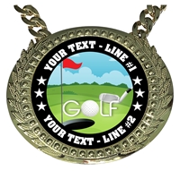 Personalized Golf Champion Champ Chain
