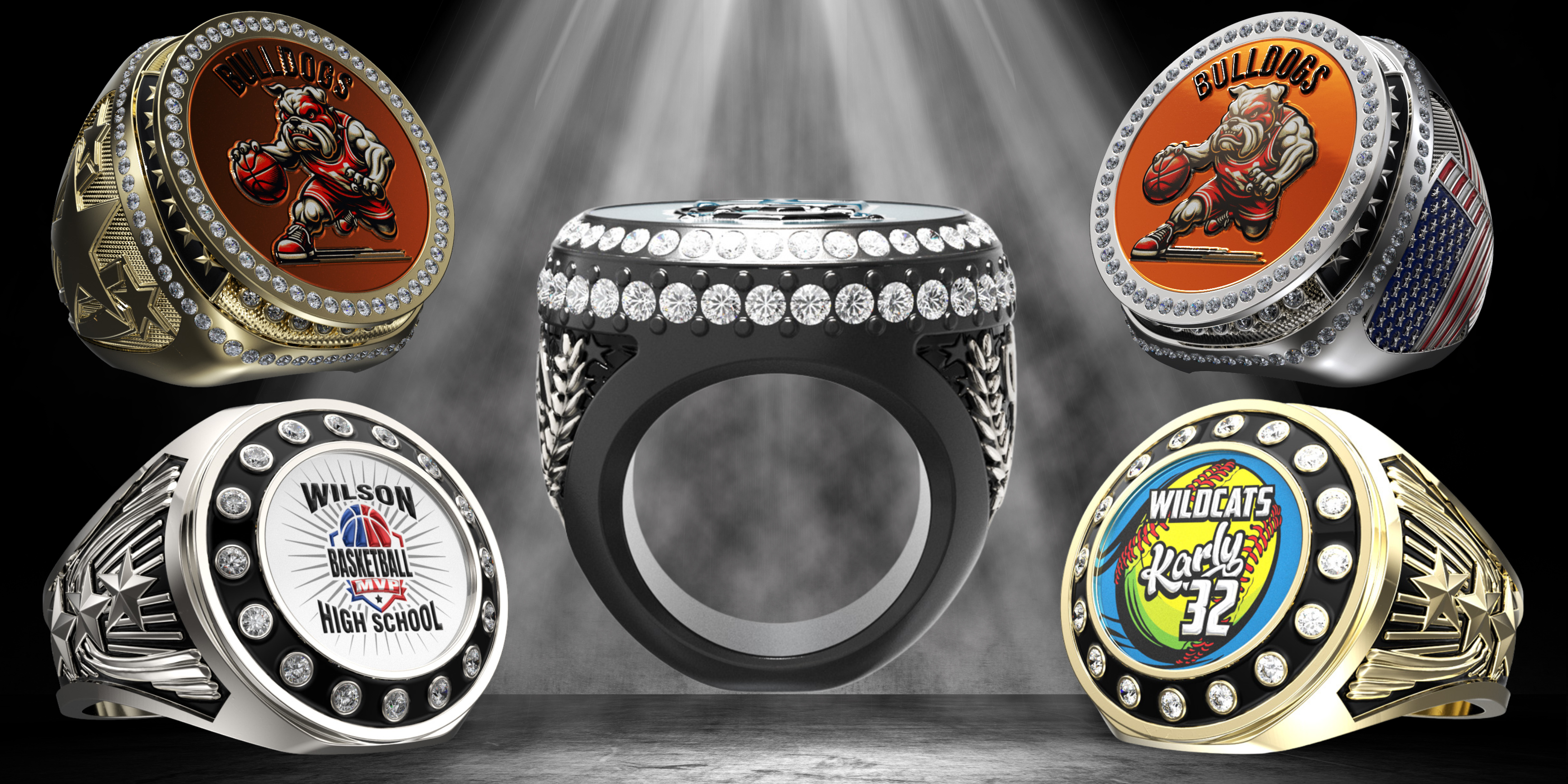 Custom Championship Rings | Custom Sport Rings | Express Medals