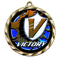 2-1/4" Bright Edge Blast Victory Medal 022-BM-265