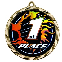 2-1/4" Bright Edge Blast 1st Place Medal 022-BM-270