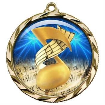 2-1/4" Music Medal with Epoxy Dome 022-D55