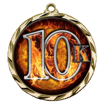Flame 10K Medal