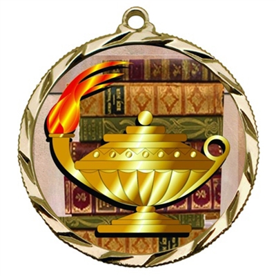 Scholastic Lamp Medal