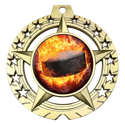 Flame Hockey Medal