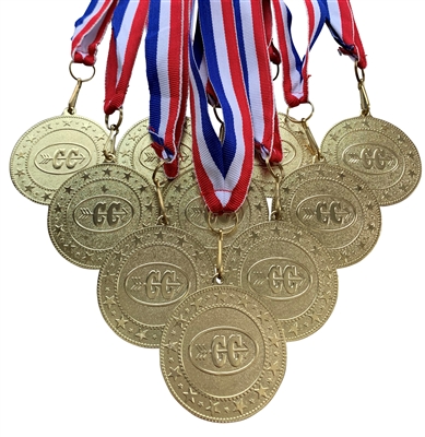 10 pack of 2" Express Series Cross Country Medal 10pk-DSS010