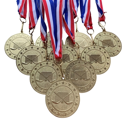10 pack of 2" Express Series Hockey Medal 10pk-DSS015