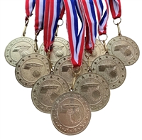 10 pack of 2" Express Series Basketball Medal 10pk-DSS06